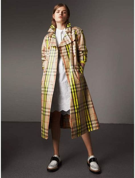 burberry oilcloth jacket|burberry check trench coat.